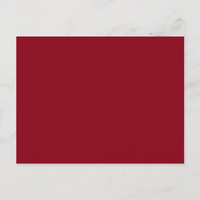 Wine Burgundy Dark Blood Red Colour Only Postcard (Front)