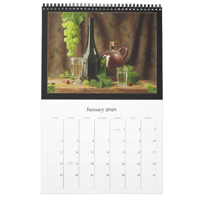 Wine Calendar 2011 (Jan 2026)