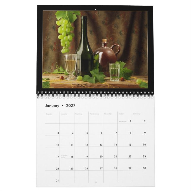 Wine Calendar 2015 (Jan 2027)