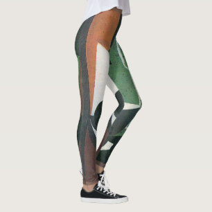 Wine Carafe Bottle by Juan Gris, Vintage Cubism Leggings