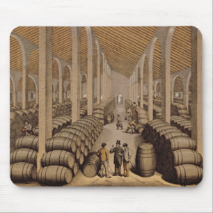 Wine Cellar at Jerez de la Frontera Mouse Pad