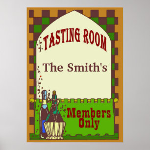 Wine Cellar Tasting Room Poster