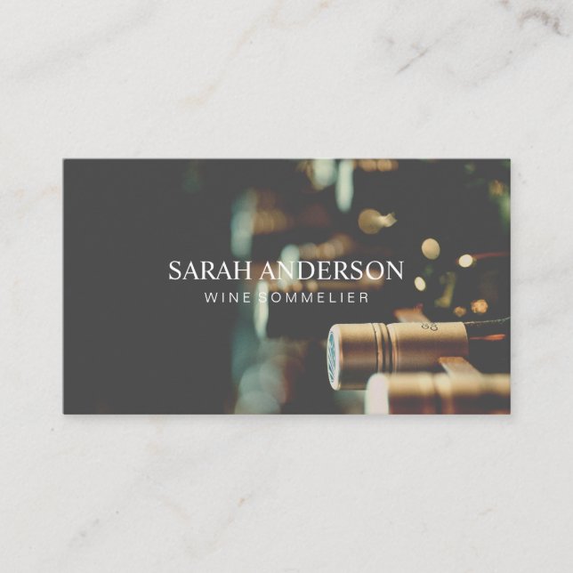 Wine Cellar | Wine Tasting Business Card (Front)