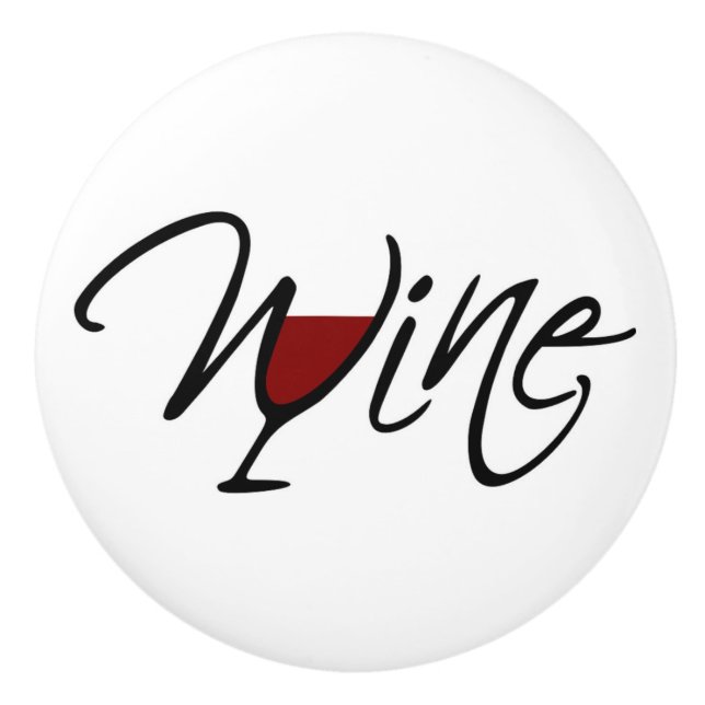 WINE CERAMIC KNOB (Front)