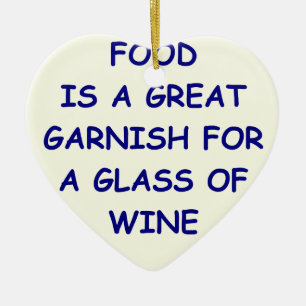 wine ceramic ornament