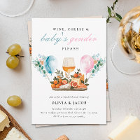 Wine & Cheese Gender Reveal Party