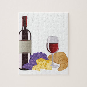 Wine & Cheese Jigsaw Puzzle