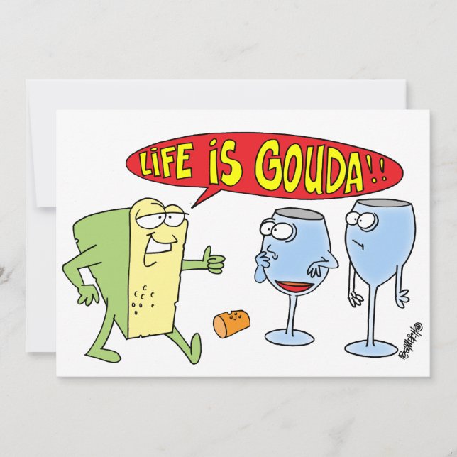 WINE & CHEESE PARTY INVITE (Front)