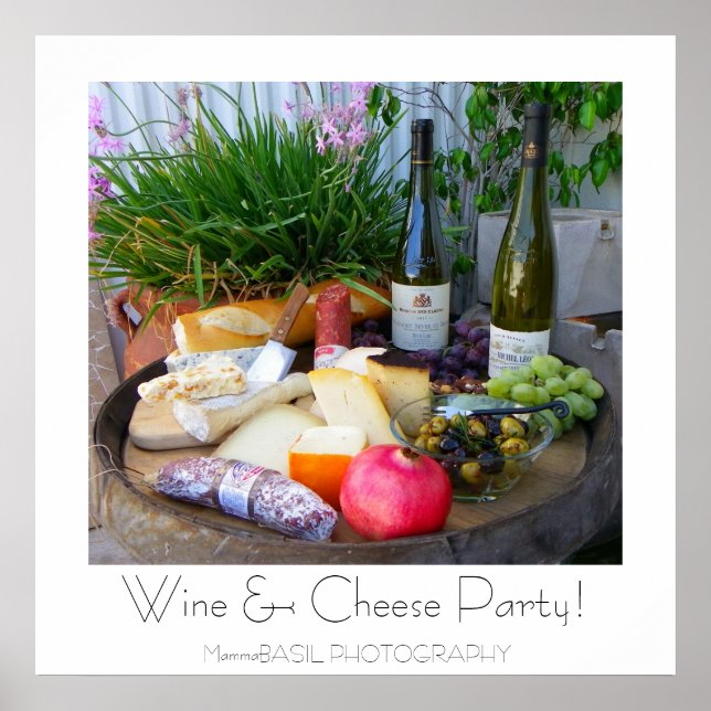 Wine & Cheese Party Poster! Poster (Front)