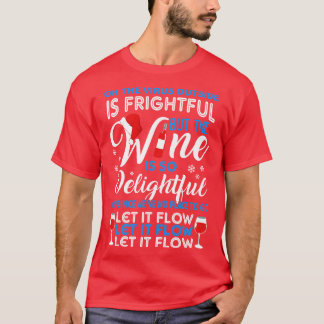 Wine Christmas Funny Wine Lover Christmas Gift 5 T-Shirt