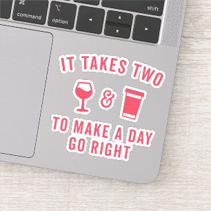 Wine & Coffee Funny Quote