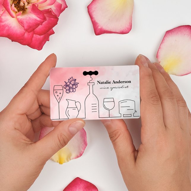 Wine Containers Business Card (Creator Uploaded)