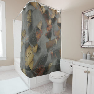 Wine Cork Dry Ice Shower Curtain