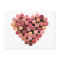 Wine Cork Heart Postcard
