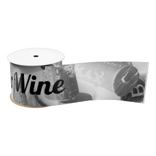 Wine Cork Satin Ribbon