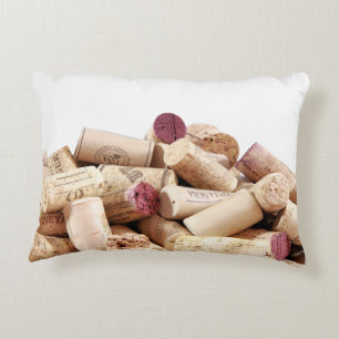 Wine Corks Accent Pillow