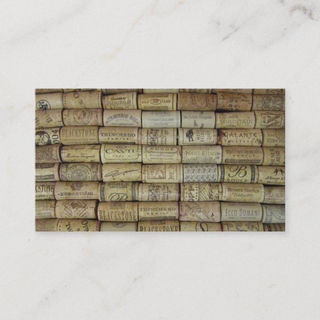 Wine Corks Business Card (Front)