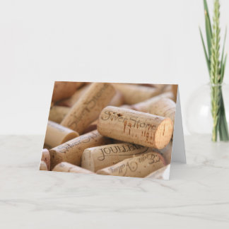 Wine Corks Card