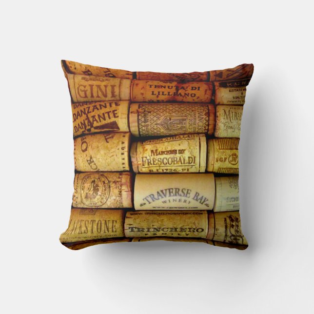 Wine Corks Cushion (Front)