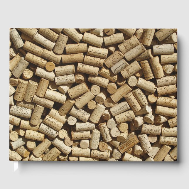 Wine Corks Guest Book (Front)
