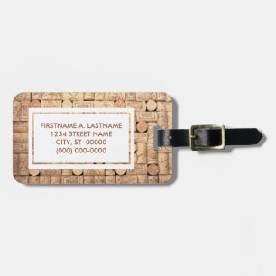 Wine Corks Luggage Tag