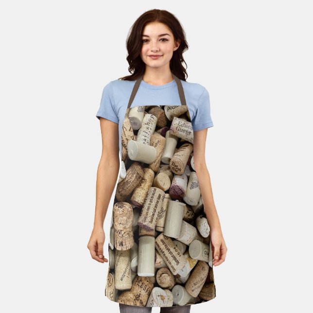 Wine Corks Photo Apron (Worn)
