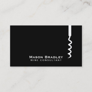 Wine   Corkscrew II Business Card