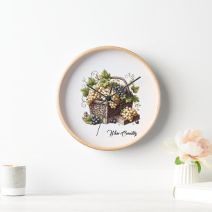 Wine Country Clock