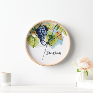 Wine Country Clock
