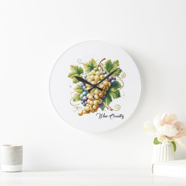 Wine Country Large Clock (Home)