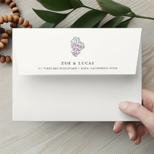 Wine Country   Return Address Envelope