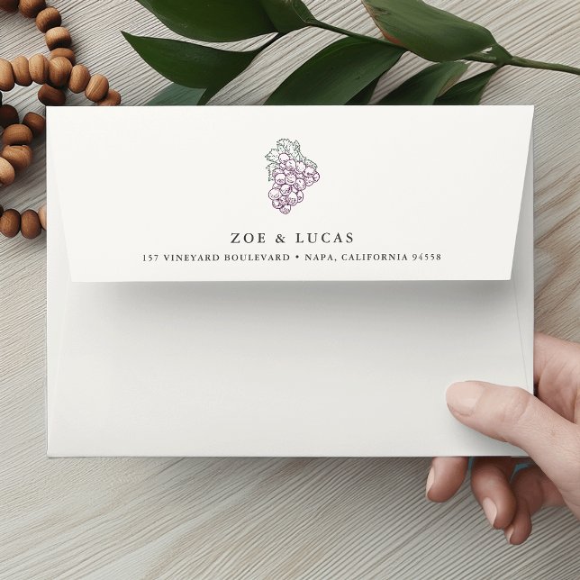 Wine Country | Return Address Envelope (Creator Uploaded)