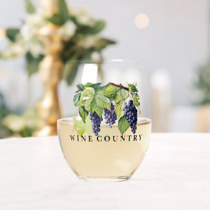 Wine Country Stemless Wine Glass