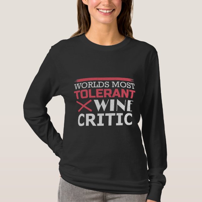 Wine Critic T-Shirt (Front)