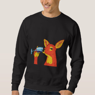 Wine Deer Sweatshirt