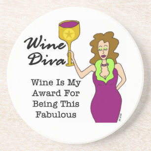 Wine Diva "Fabulous" Coaster