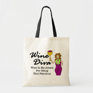 Wine Diva "Fabulous" Tote Bag