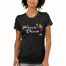 Wine Diva Fabulously Dark T-shirt