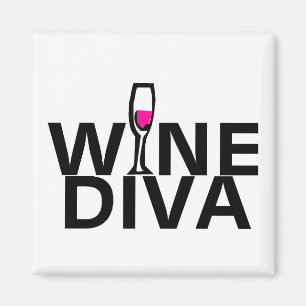Wine Diva Magnet