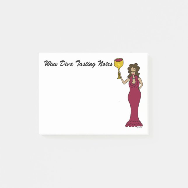 Wine Diva Tasting Notes (Front)