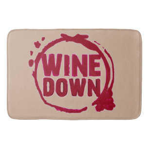 "WINE DOWN" POP OF COLOR RUG