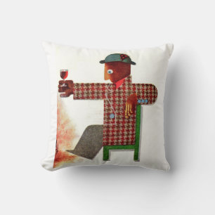 wine drinker AKA oenophile Cushion