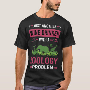 Wine Drinker Zoology Zoologist T-Shirt