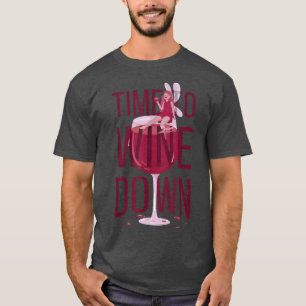 Wine drinking fairy alcohol quote T-Shirt