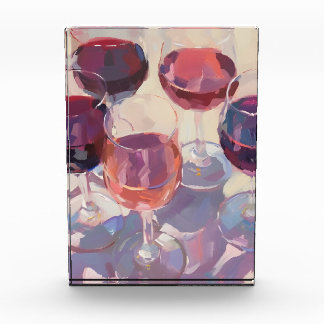 Wine drinks Red Tropical pink wine drink set Photo Block