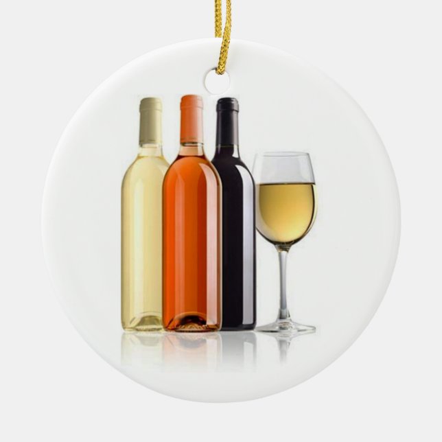 WINE ENTHUSIAST CHRISTMAS ORNAMENT (Front)