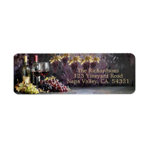 Wine Enthusiasts Return Address Label
