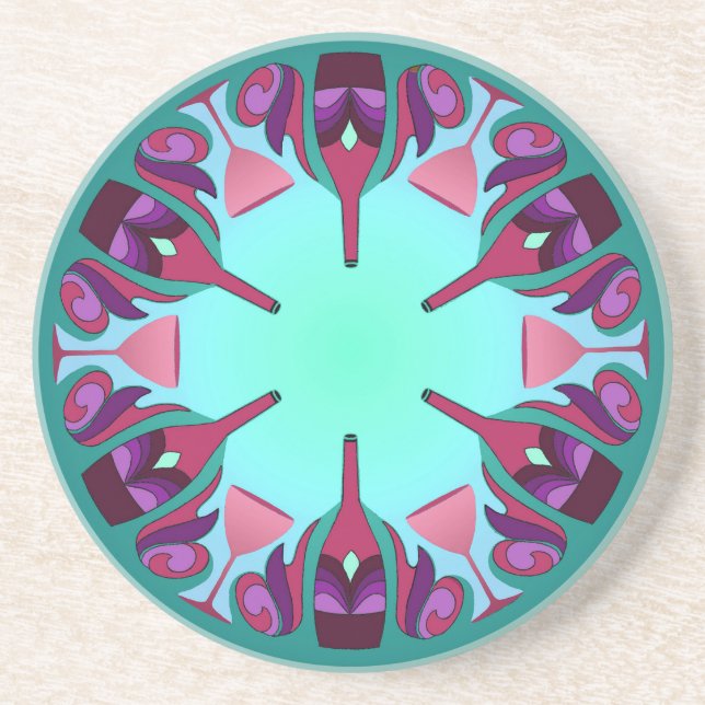 Wine Fantasy Coaster (Front)