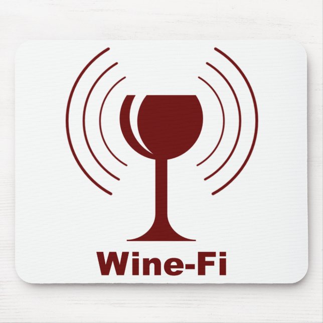 Wine-Fi Humour Mouse Pad (Front)