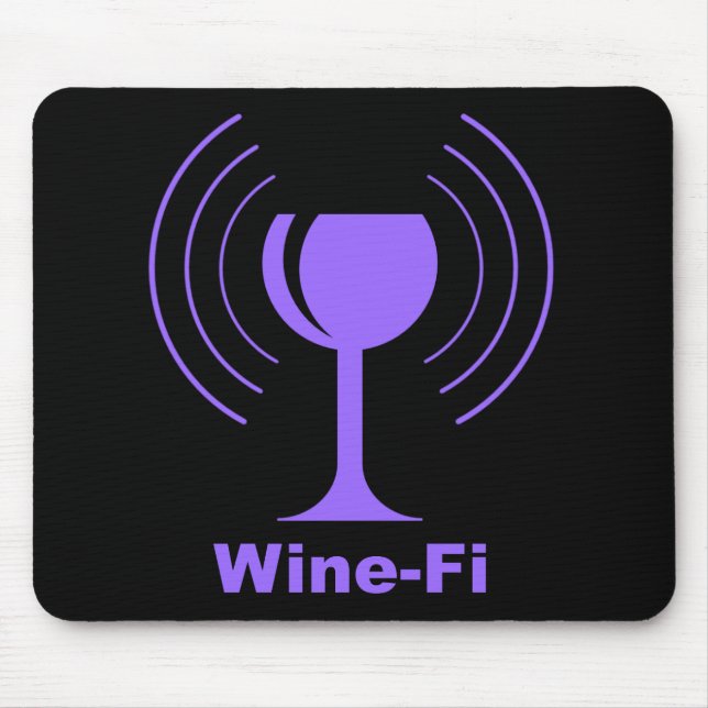 Wine-Fi Humour Mouse Pad (Front)